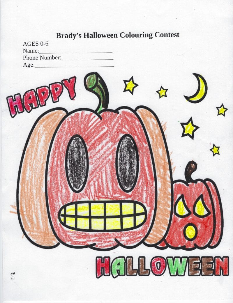 kid's colouring contest