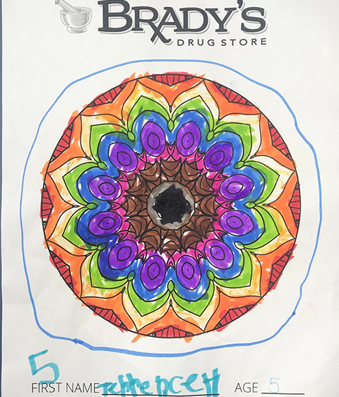 TERRENCE AGE 5 COLOURING CONTEST WINNER TILBURY