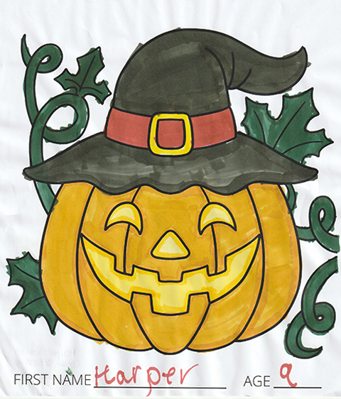 Harper Colouring Contest Winner Oct 2023 Tilbury